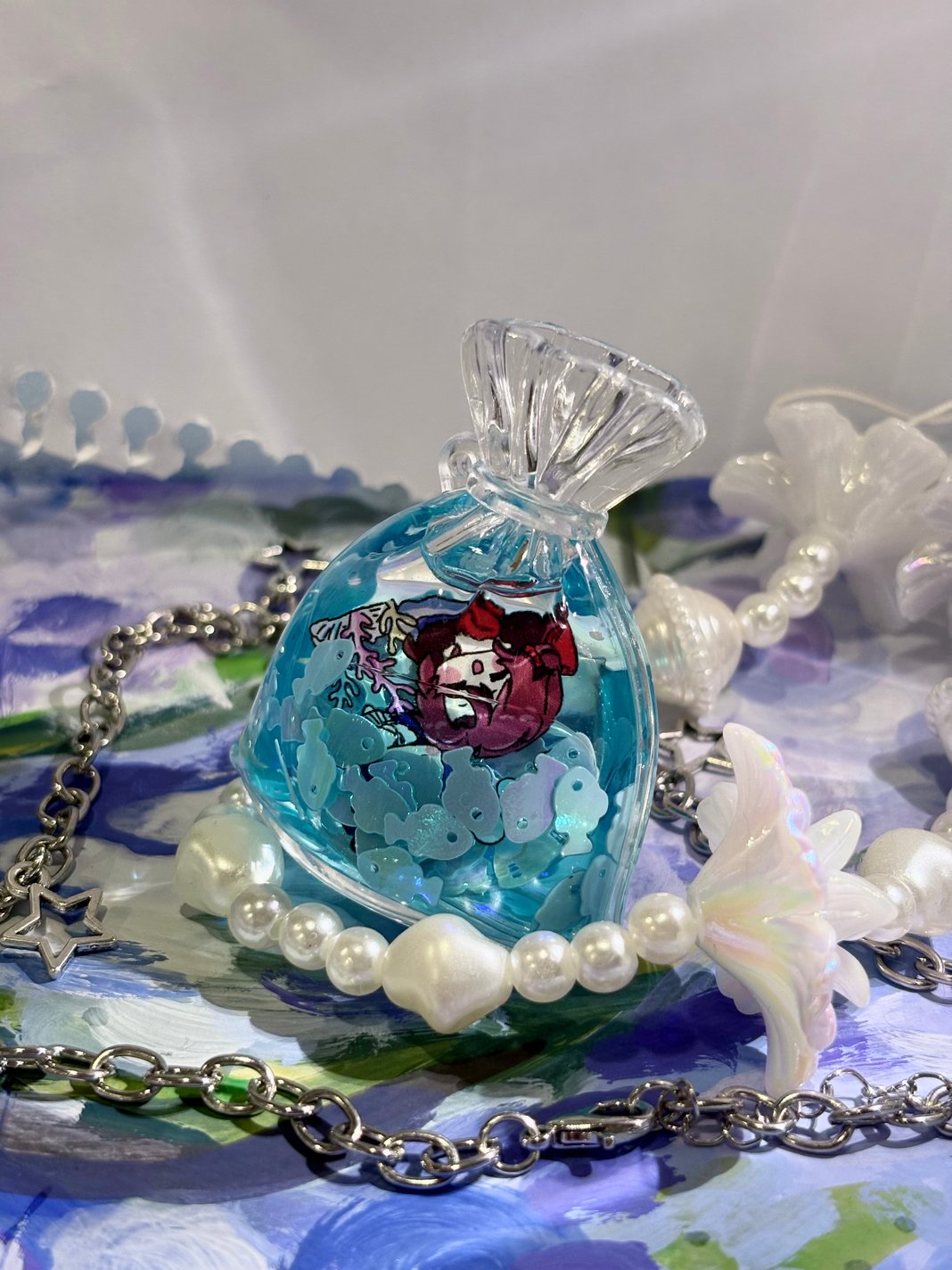 Oliver Gal My Blue Bag Remix キャンバス 41x41 Oliver Gal My Blue Bag Remix キャンバス 41x41 My Bag